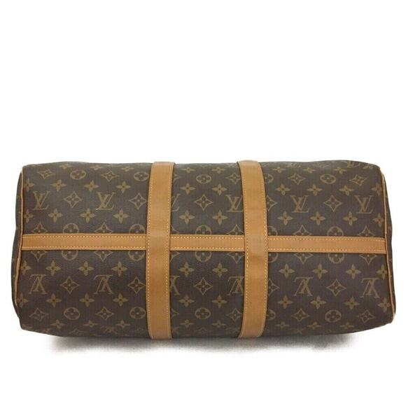 Louis Vuitton Keepall Duffle 45 FRENCH COMPANY Brown Canvas Monogram - Picture 6 of 11